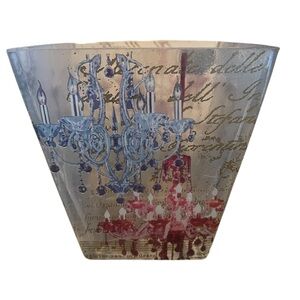 Glass Decorative Short Vase
